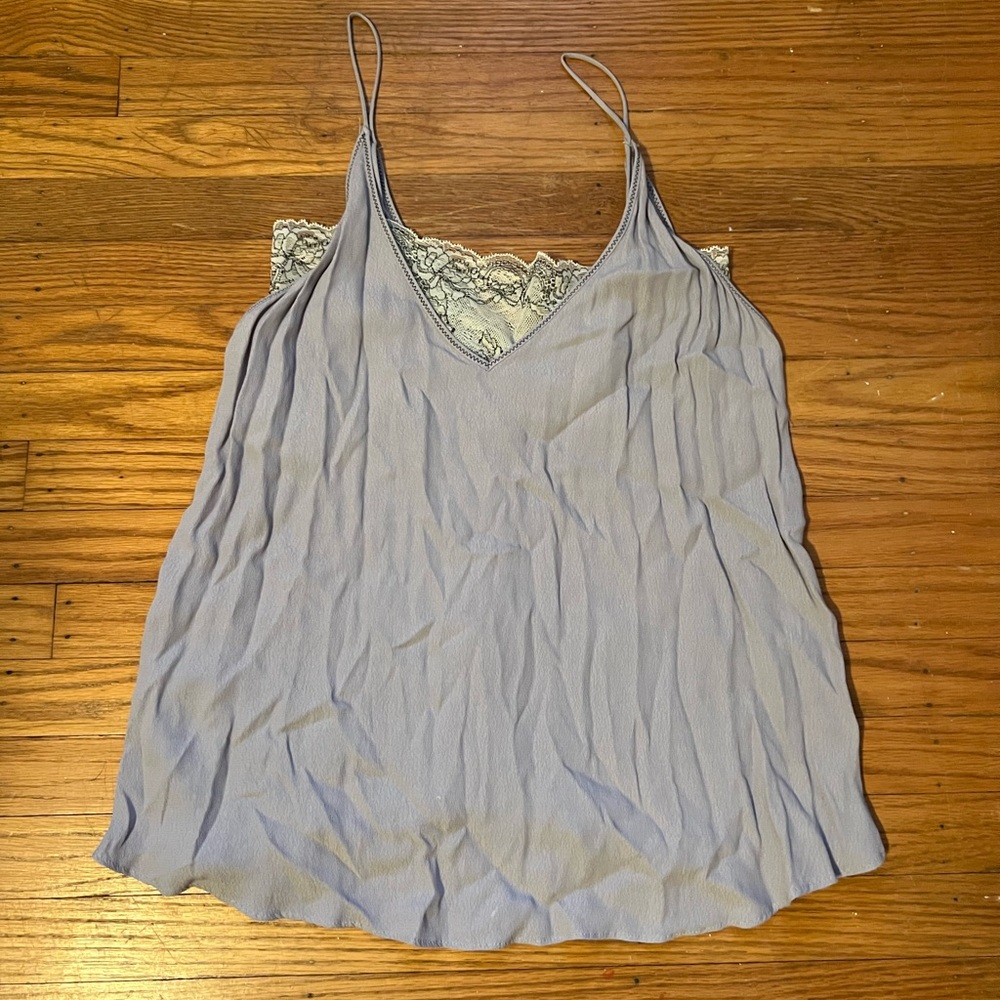 Purple lace and silk mustard seed top size small nwt
